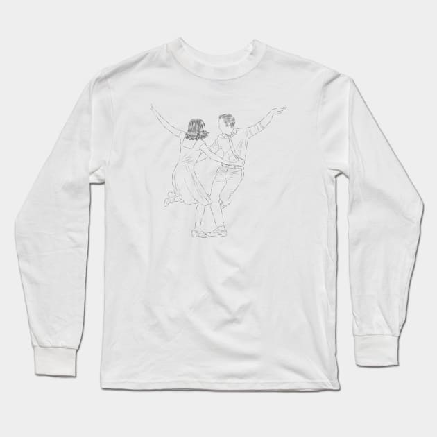 Mia and Sebastian - La La Land Long Sleeve T-Shirt by LiLian-Kaff